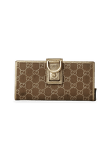 GG CANVAS LONG WALLET