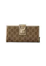 GG CANVAS LONG WALLET