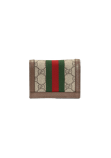 GG CANVAS OPHIDIA CARD HOLDER