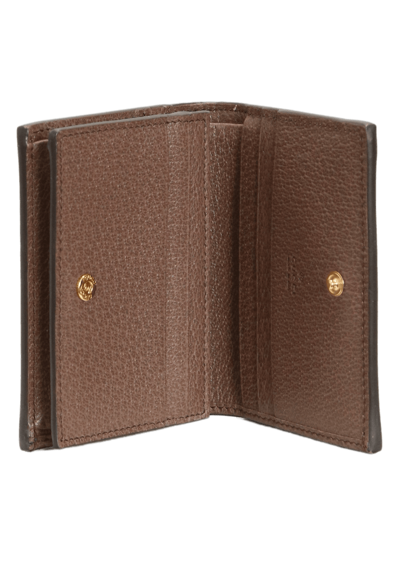 GG CANVAS OPHIDIA CARD HOLDER