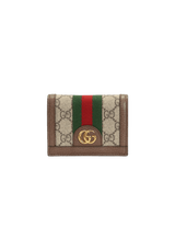 GG CANVAS OPHIDIA CARD HOLDER