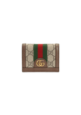 GG CANVAS OPHIDIA CARD HOLDER