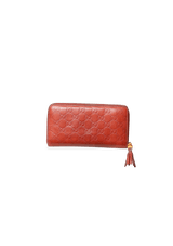 GG SIGNATURE LEATHER CONTINENTAL WALLET