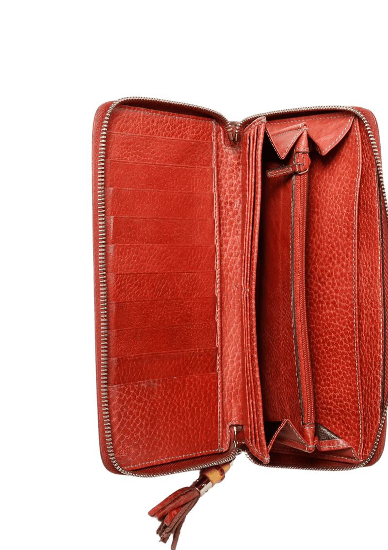 GG SIGNATURE LEATHER CONTINENTAL WALLET