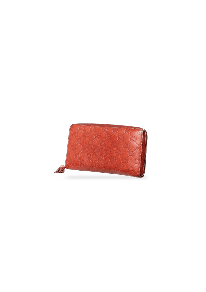 GG SIGNATURE LEATHER CONTINENTAL WALLET