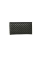 MICROGUCCISSIMA CONTINENTAL FLAP WALLET