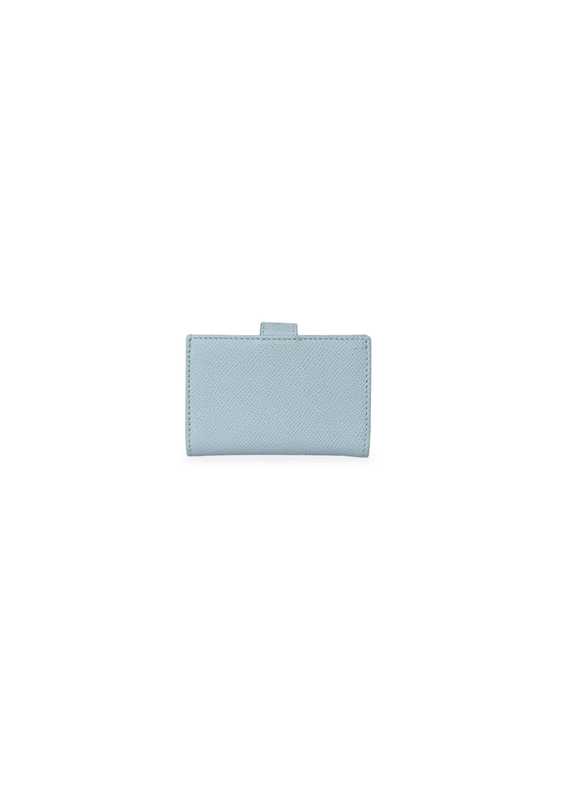 LEATHER FLAP WALLET