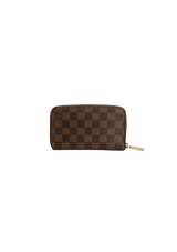 DAMIER ÉBÈNE COMPACT ZIPPY WALLET