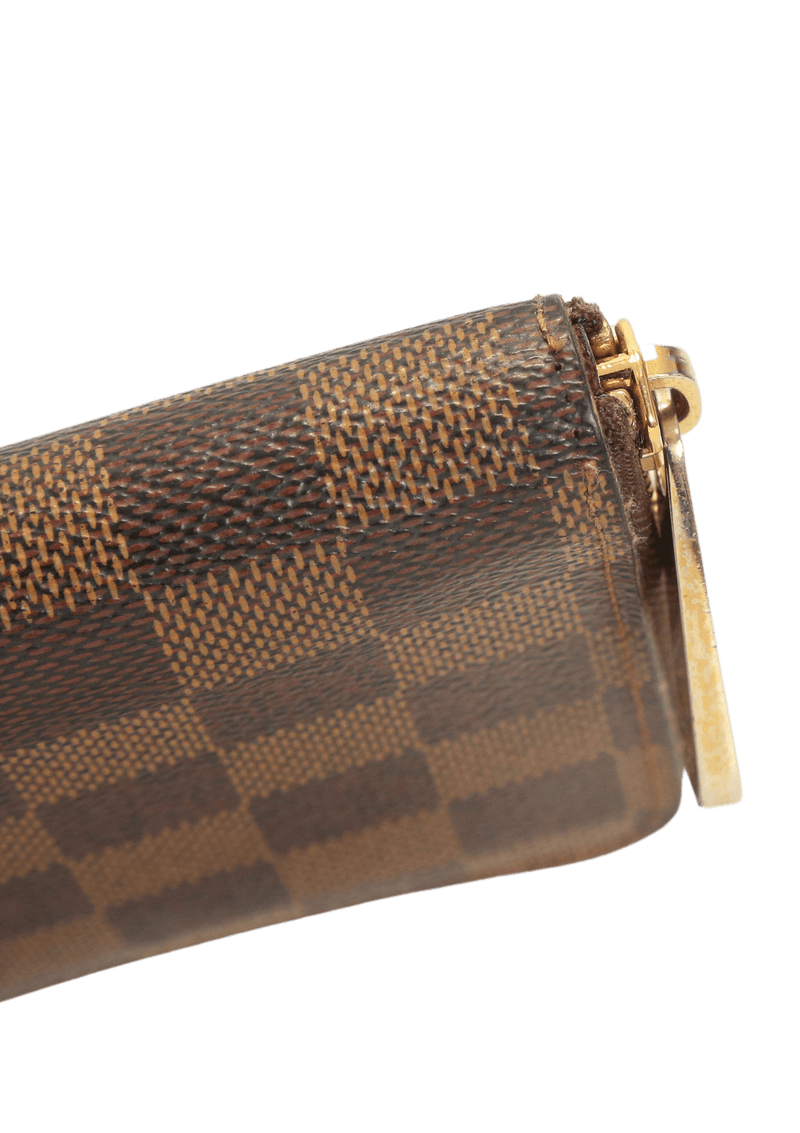 Damier Ebene Compact Zippy Wallet