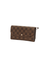 DAMIER ÉBÈNE EMILIE WALLET