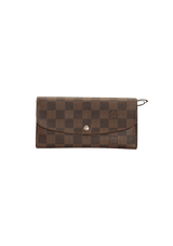 DAMIER ÉBÈNE EMILIE WALLET