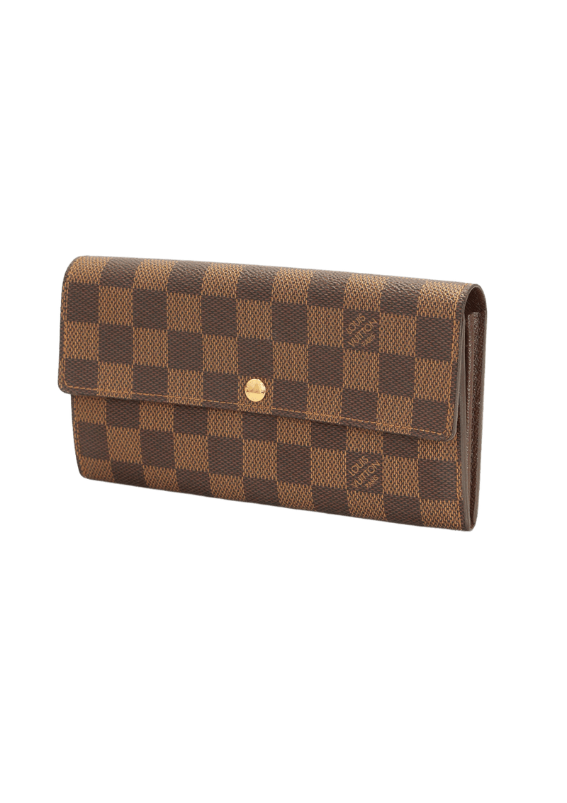 DAMIER ÉBÈNE SARAH WALLET