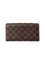 DAMIER ÉBÈNE SARAH WALLET