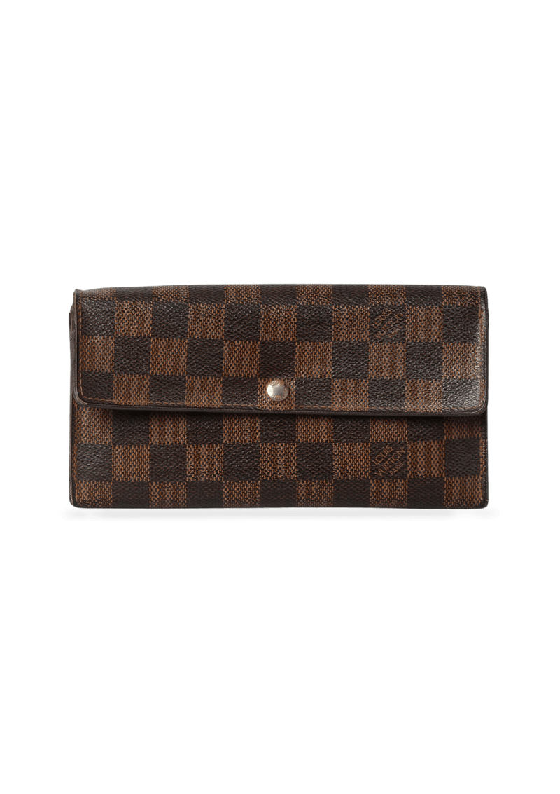 DAMIER ÉBÈNE SARAH WALLET