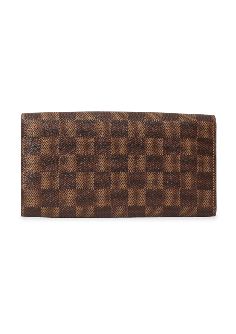 DAMIER ÉBÈNE SARAH WALLET