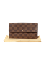 DAMIER ÉBÈNE SARAH WALLET