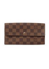 DAMIER ÉBÈNE SARAH WALLET