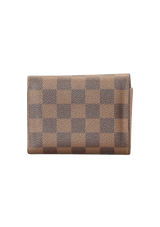 DAMIER ÉBÈNE VICTORINE WALLET