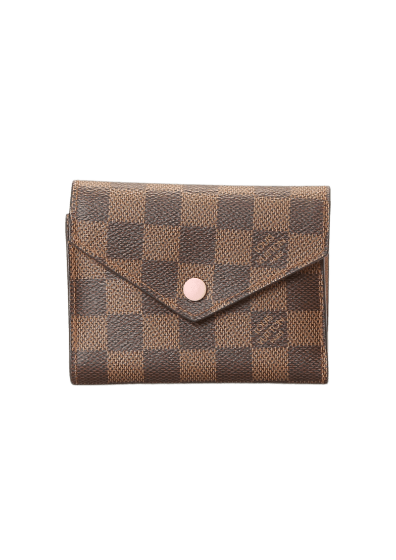 DAMIER ÉBÈNE VICTORINE WALLET