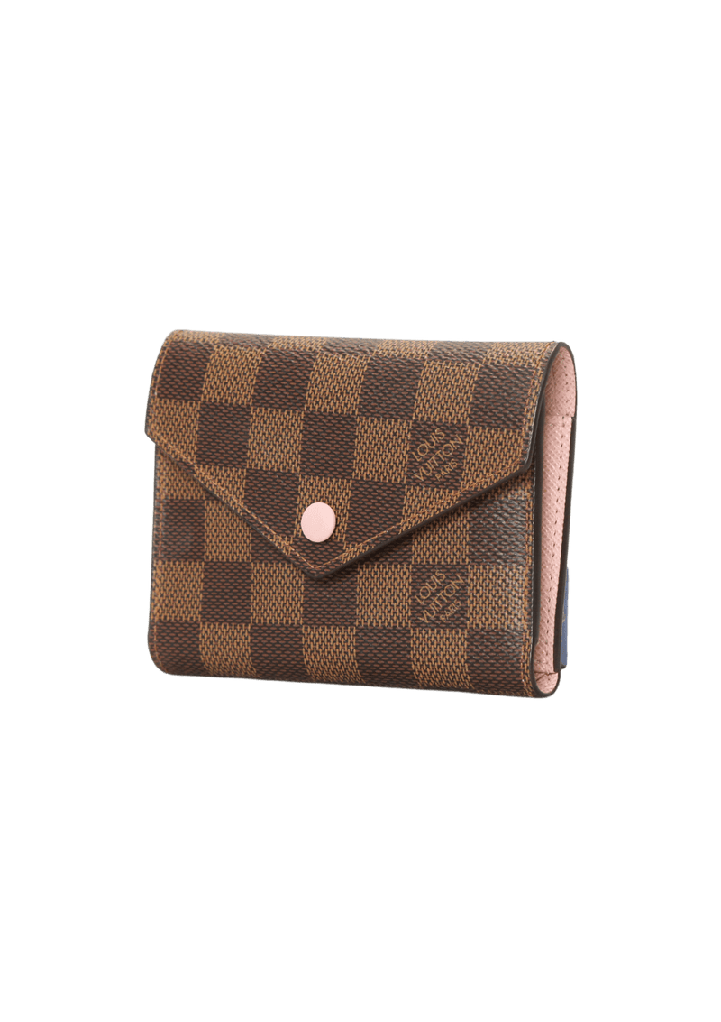 DAMIER ÉBÈNE VICTORINE WALLET