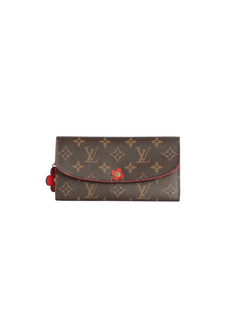 Louis Vuitton Monogram Canvas Flower Emilie Wallet Louis Vuitton