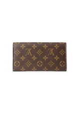 MONOGRAM SARAH TRIFOLD WALLET