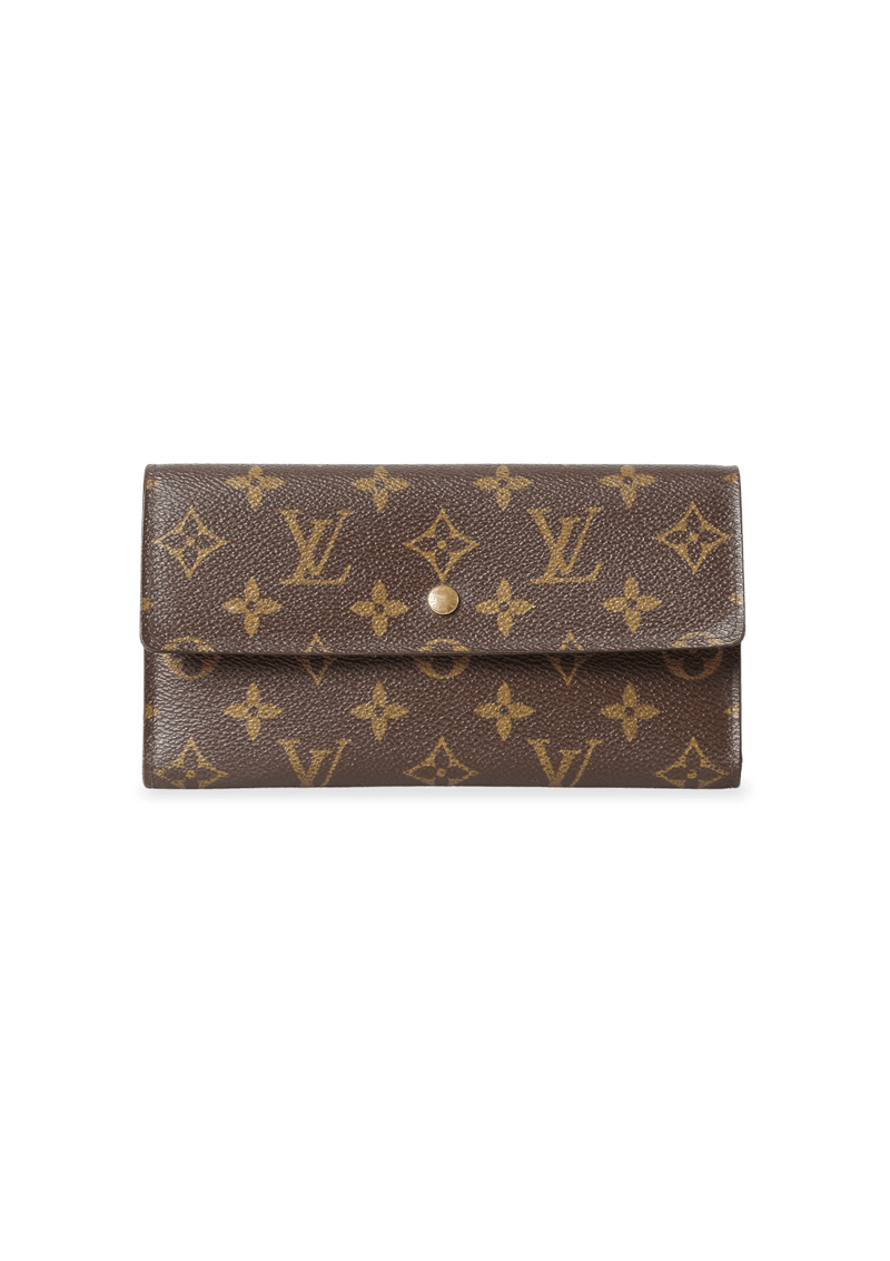 MONOGRAM SARAH TRIFOLD WALLET