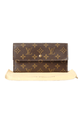 MONOGRAM SARAH TRIFOLD WALLET