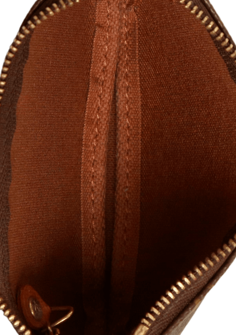 BOLSA LOUIS VUITTON MONOGRAM WARDROBE TRUNKS KEY POUCH MARROM