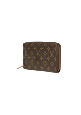 MONOGRAM ZIPPY WALLET