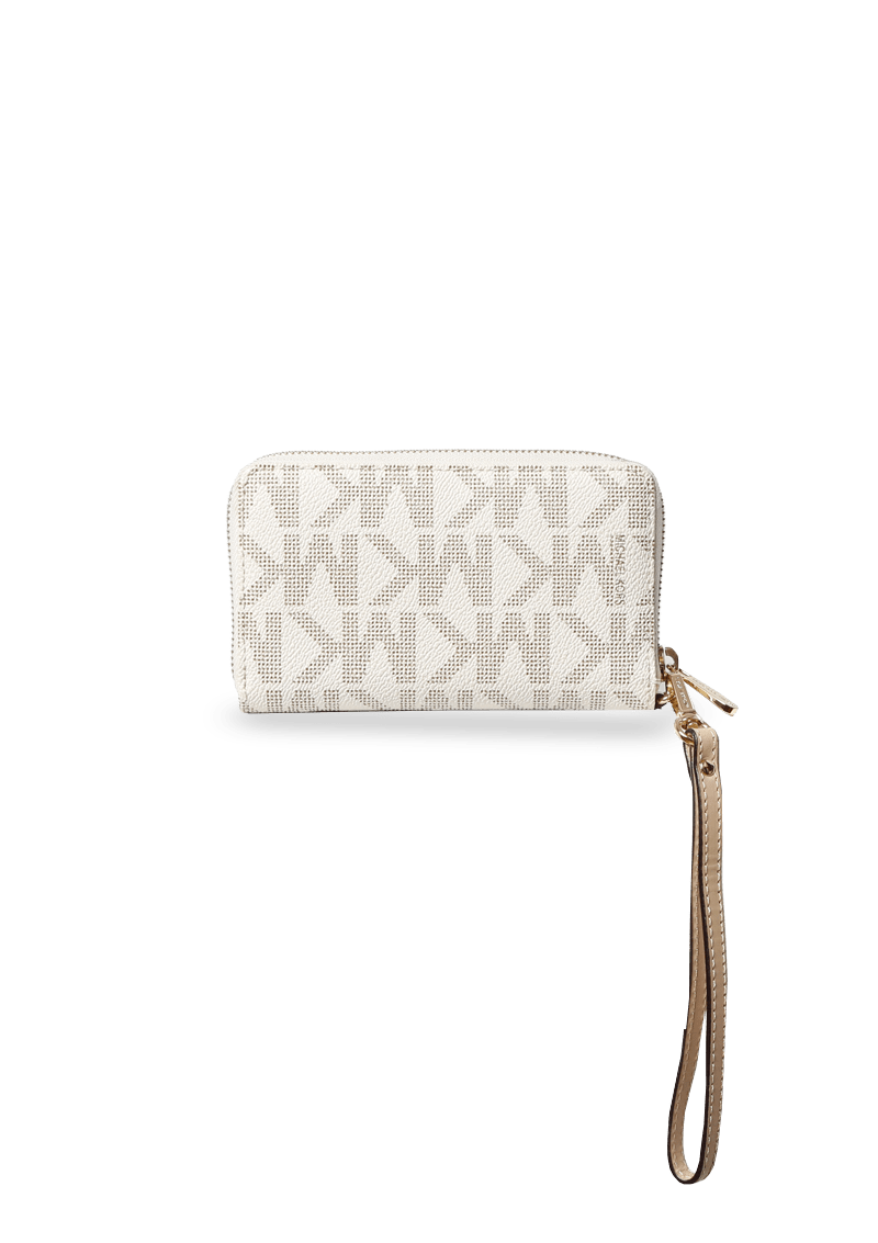 LOGO ZIP AROUND WRISTLET