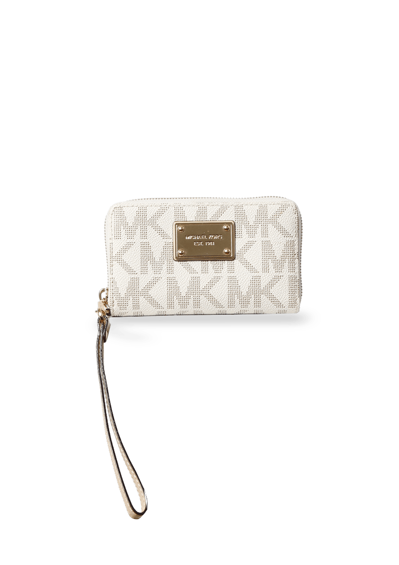 LOGO ZIP AROUND WRISTLET