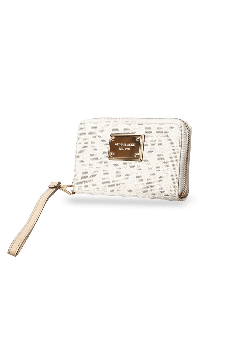 LOGO ZIP AROUND WRISTLET