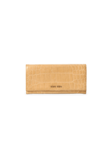 CROCO FLAP WALLET