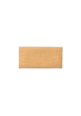 CROCO FLAP WALLET