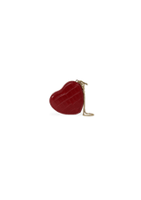 HEART NAPPA MINI POUCH