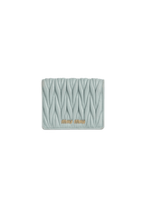 LEATHER MATELASSE WALLET