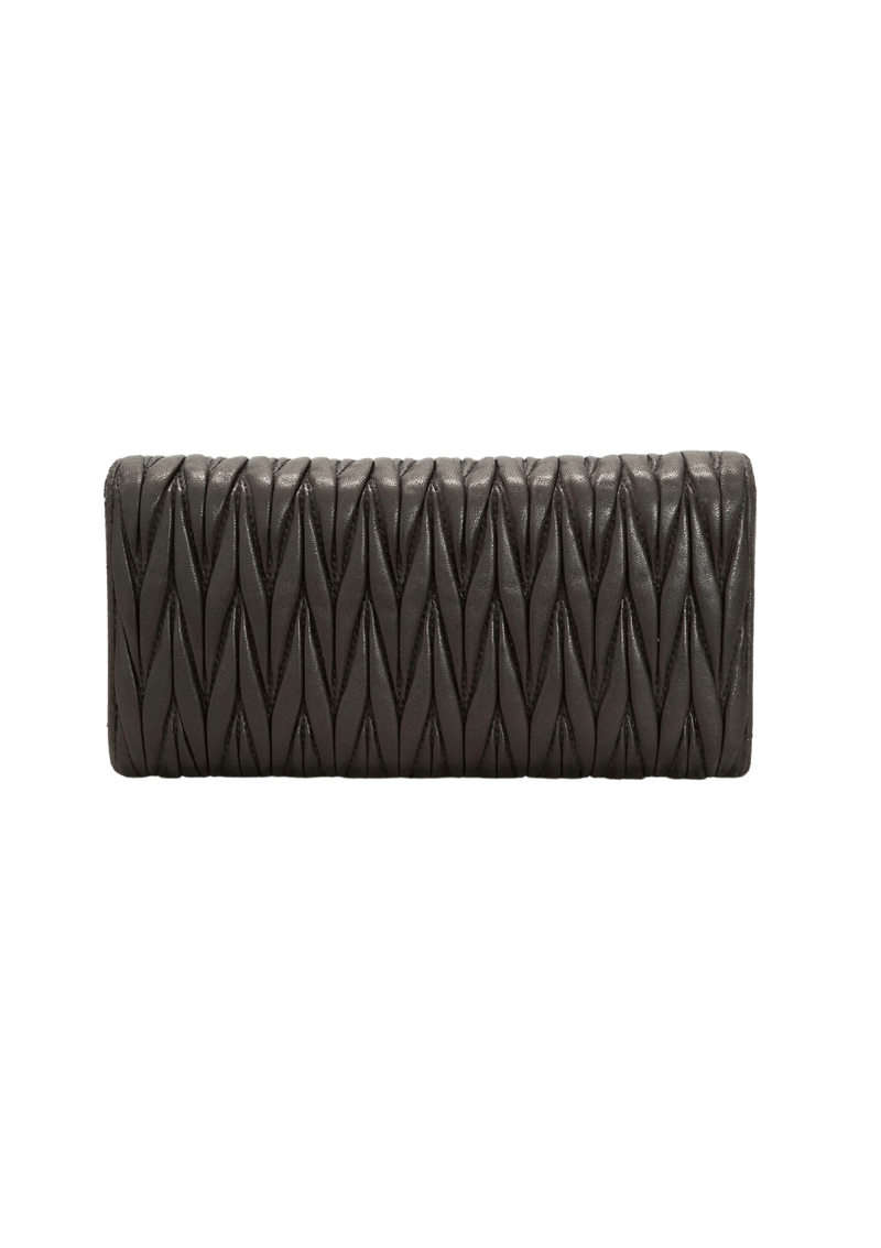 MATELASSÉ LONG WALLET