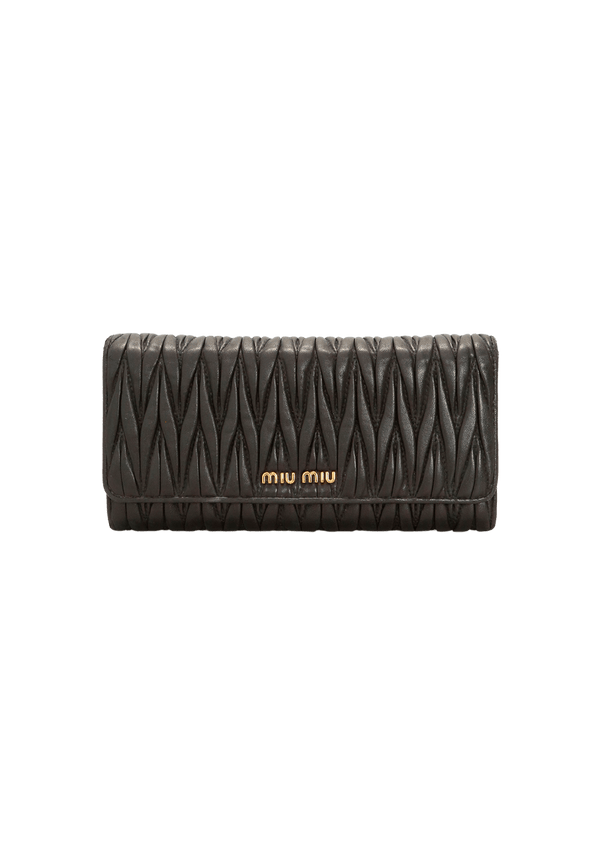 MATELASSÉ LONG WALLET