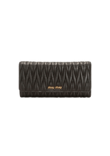 MATELASSÉ LONG WALLET