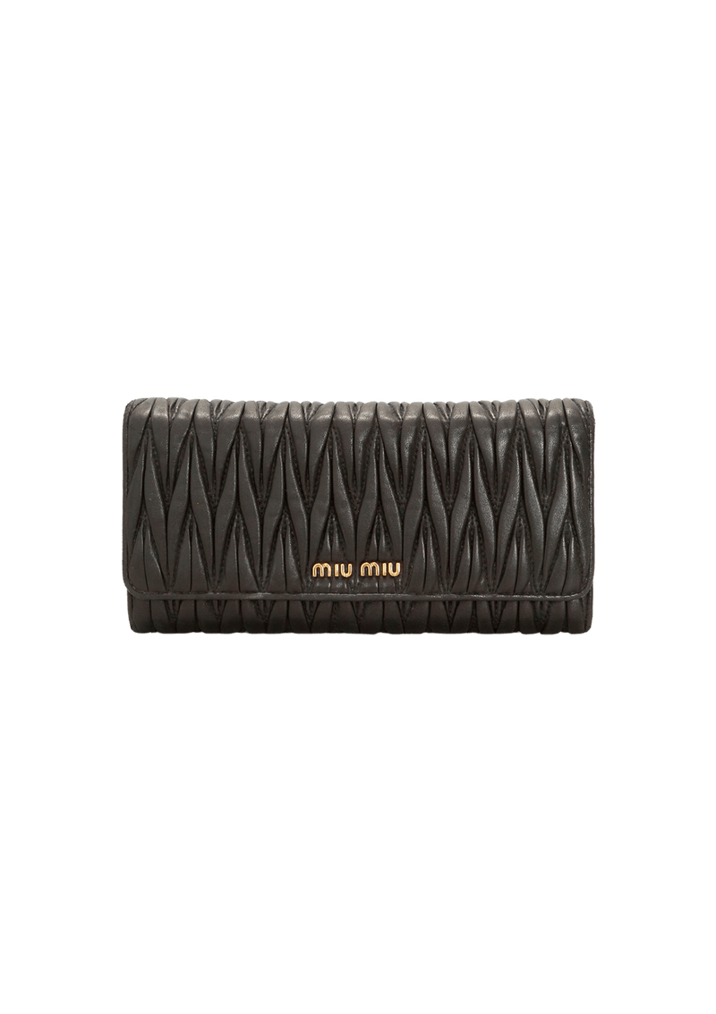 MATELASSÉ LONG WALLET