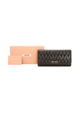 MATELASSÉ LONG WALLET