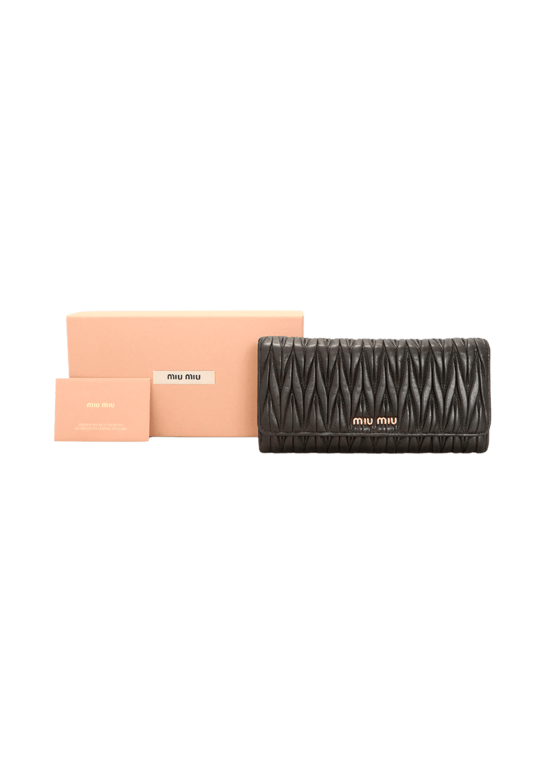 MATELASSÉ LONG WALLET