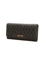 MATELASSÉ LONG WALLET