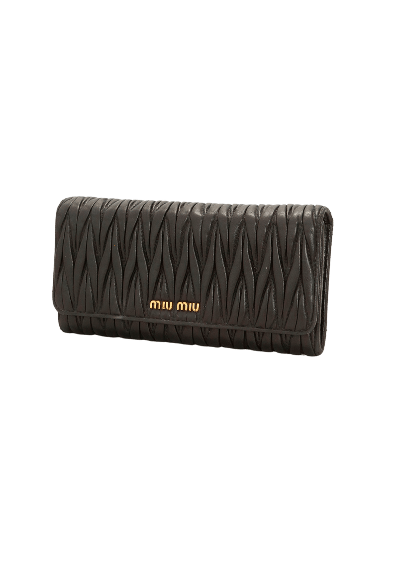 MATELASSÉ LONG WALLET