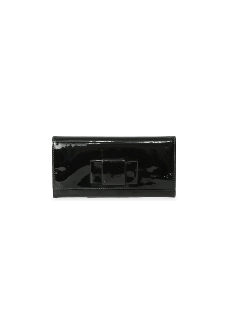 PATENT LEATHER LONG WALLET