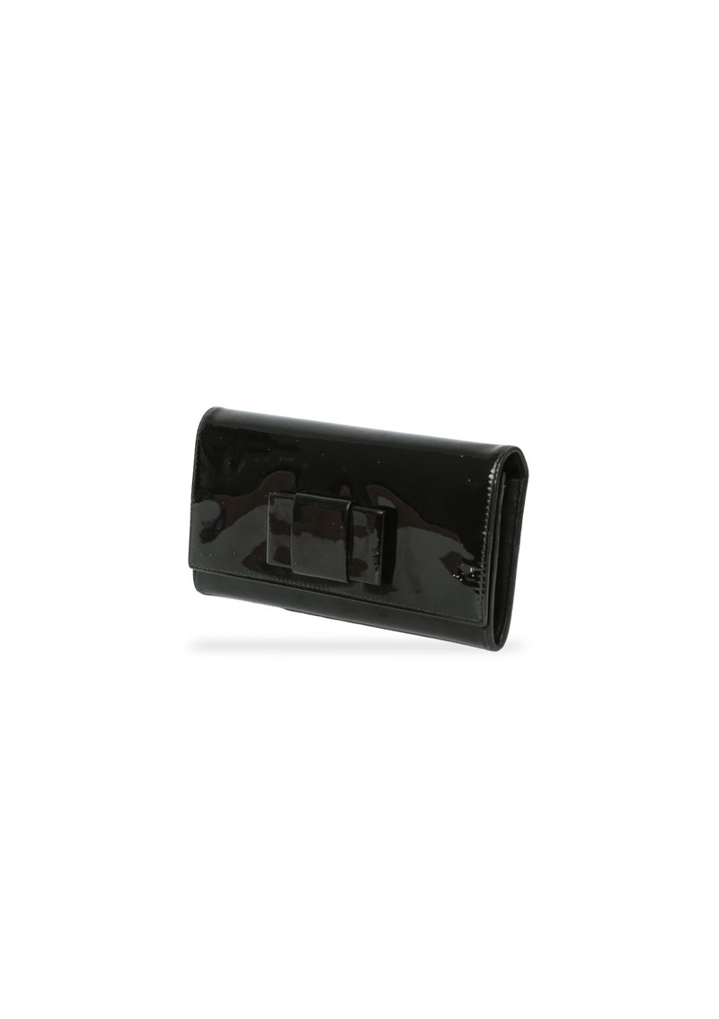 PATENT LEATHER LONG WALLET