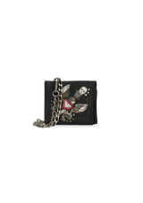 NYLON BIFOLD SKULL WALLET