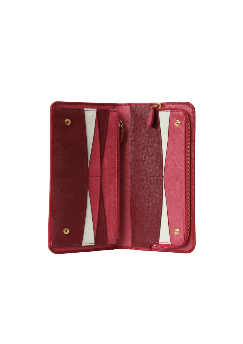 SAFFIANO ZIP AROUND WALLET