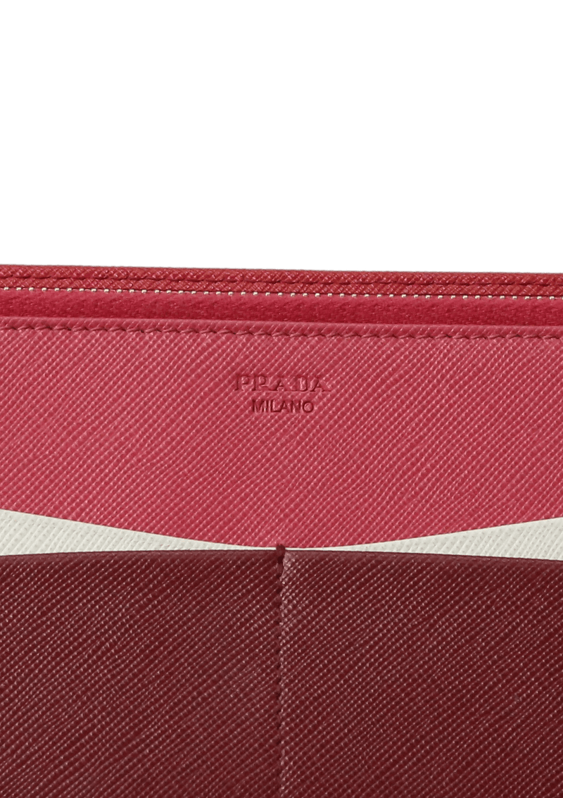 SAFFIANO ZIP AROUND WALLET